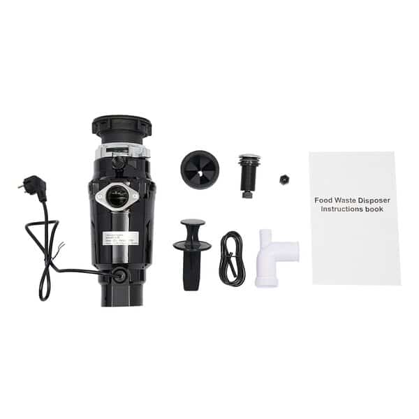 Élimination des déchets de cuisine - 1/2HP - 220 V - 3200 tr/min - Design Snap-on - Pour évier professionnel - Déchets alimentaires - 375 W