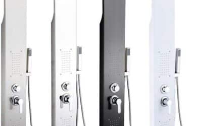 Test : colonne de douche hydromassage inox 304 5 fonctions (blanc)