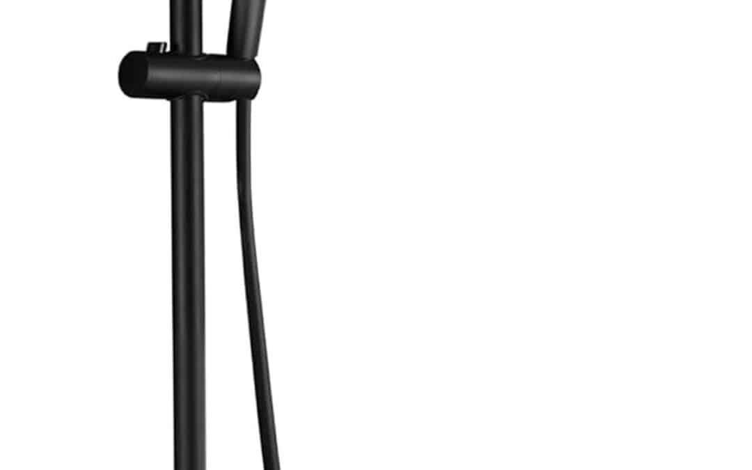 Test de la colonne de douche JOHO Inoxy 304 noir avec mitigeur thermostatique