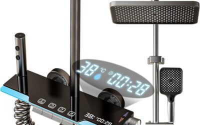 Test de la colonne de douche thermostatique LED à affichage numérique