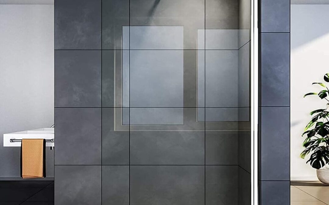 Test de la paroi de douche Sirhona 110 x 200 cm en verre trempé 8 mm