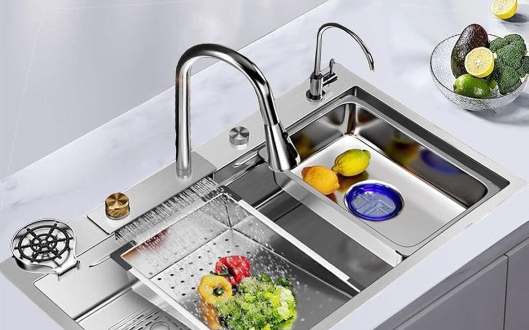 Test de l'évier de cuisine multifonction Cascade : praticité et design