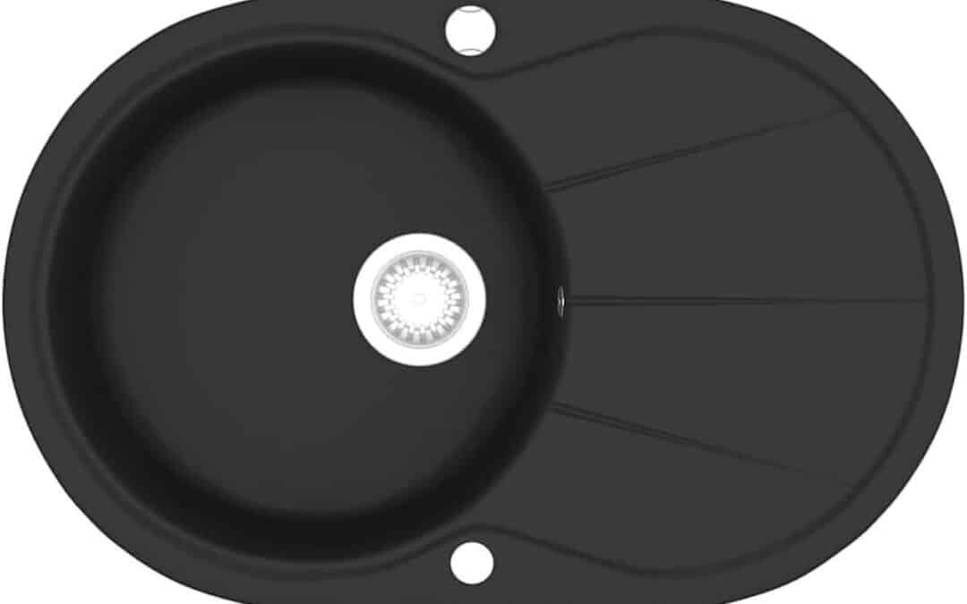 Test de l'évier en granit noir vidaXL : élégance et fonctionnalité