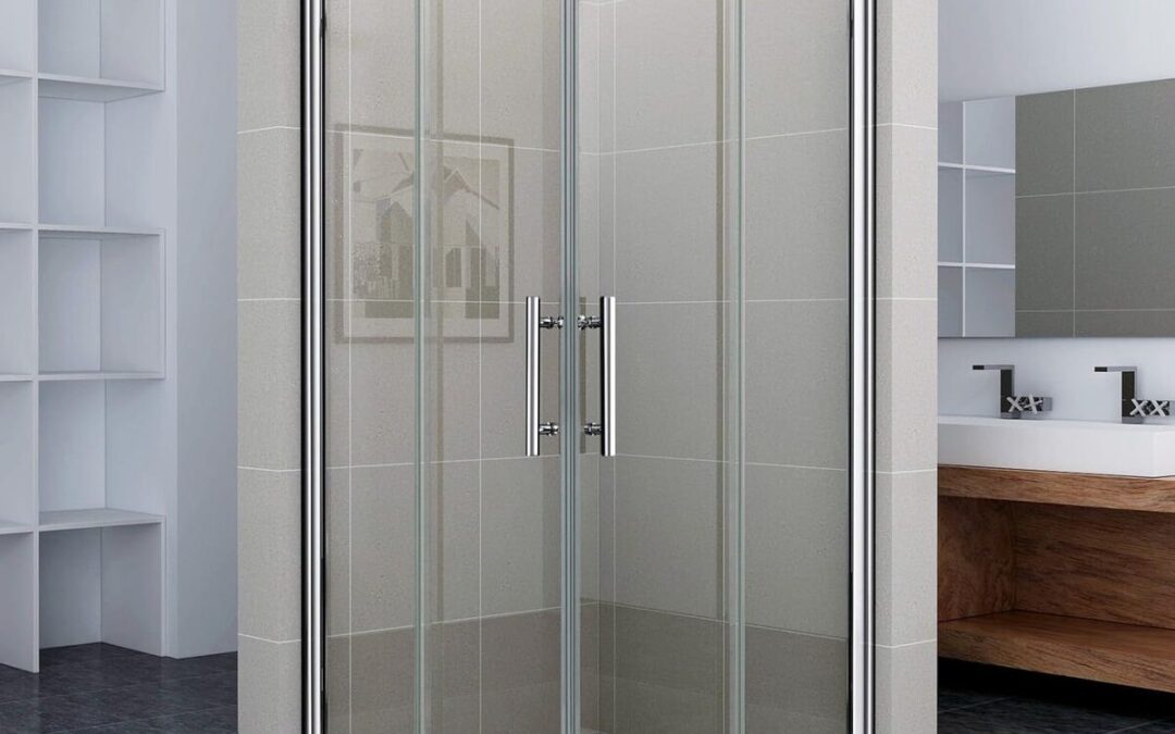 Test : porte coulissante angulaire 120x90 cm