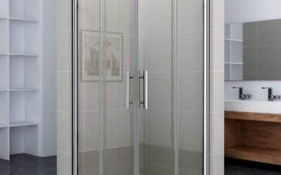 Test : porte coulissante angulaire 120×90 cm