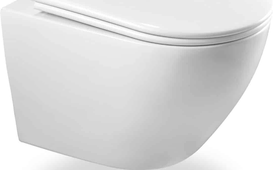 Test : wC suspendu en céramique sans rebord, modèle moderne blanc