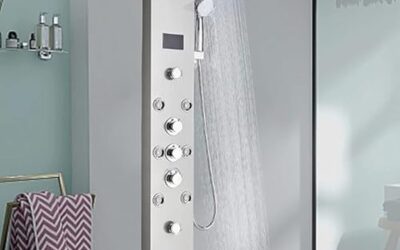 Test colonne de douche hydromassante 8 jets en inox