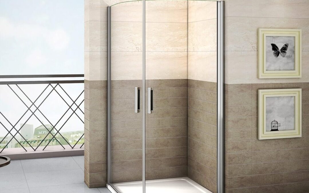 Test de la cabine de douche 90x90cm en verre anticalcaire