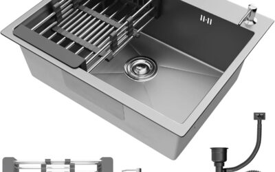 Test de l&rsquo;évier encastrable Stanew 1 bac inox 55 x 45 cm