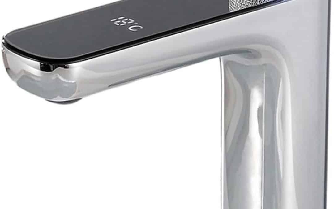 Test du robinet de cuisine intelligent à affichage LED en laiton massif