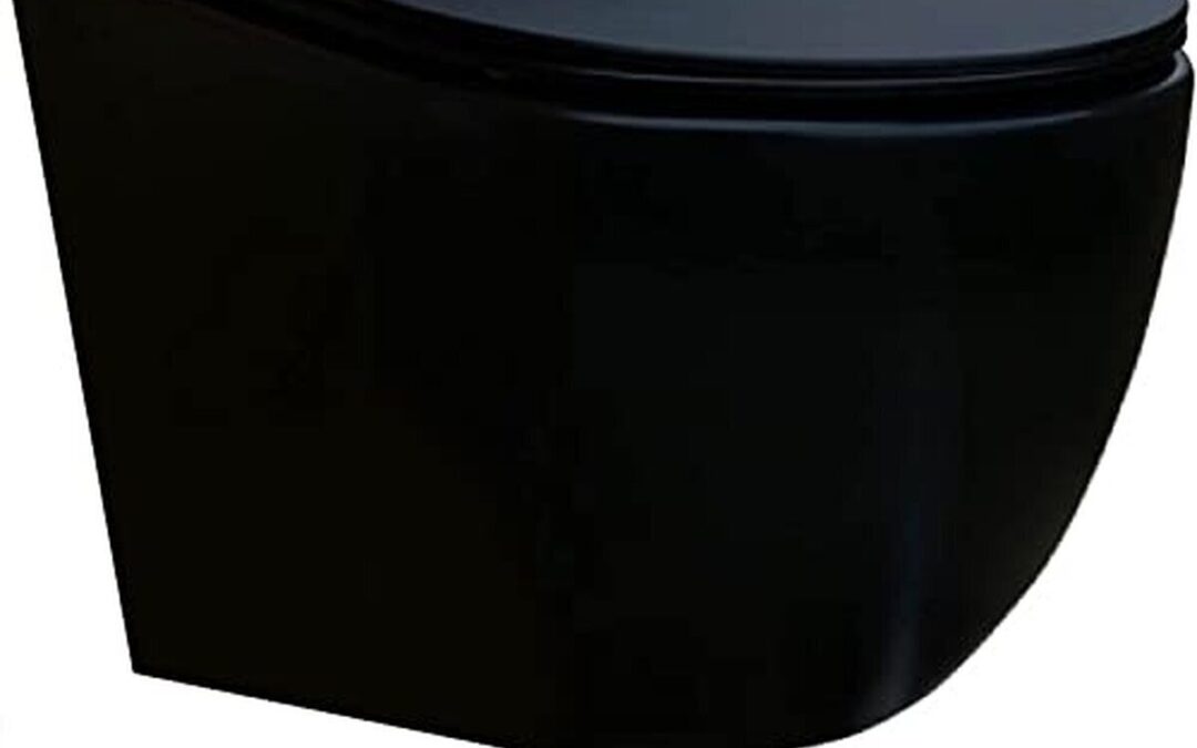 Test du WC suspendu noir mat sans bride : installation invisible et abattant ultra fin