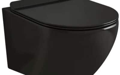 Test du wc suspendu noir sans bride : design et fonctionnalité