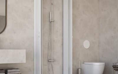 Test de la cabine de douche Dora ร double porte soufflet