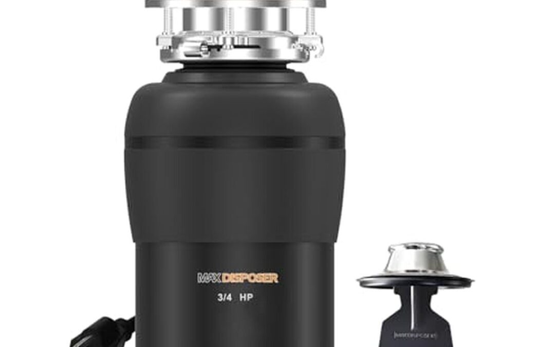 Test du broyeur de déchets Max Disposer 3/4 HP silencieux pour cuisine