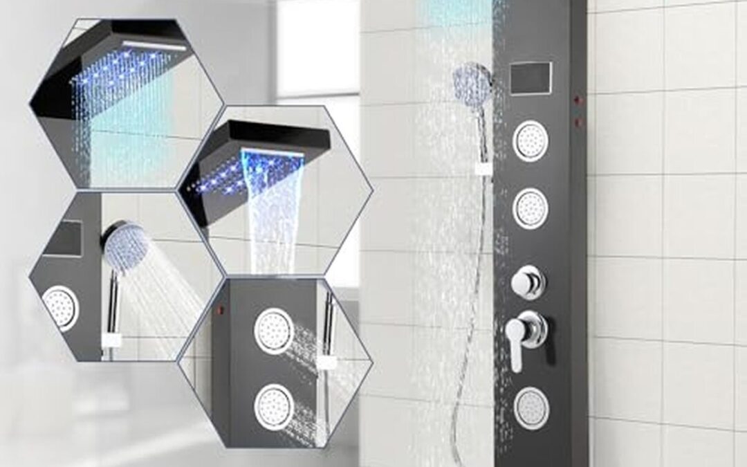 Test du panneau de douche ISOISL 5 fonctions avec LED et massage