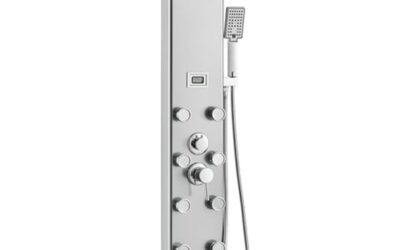 Test du panneau de douche VEVOR : 5 modes et 8 jets de massage