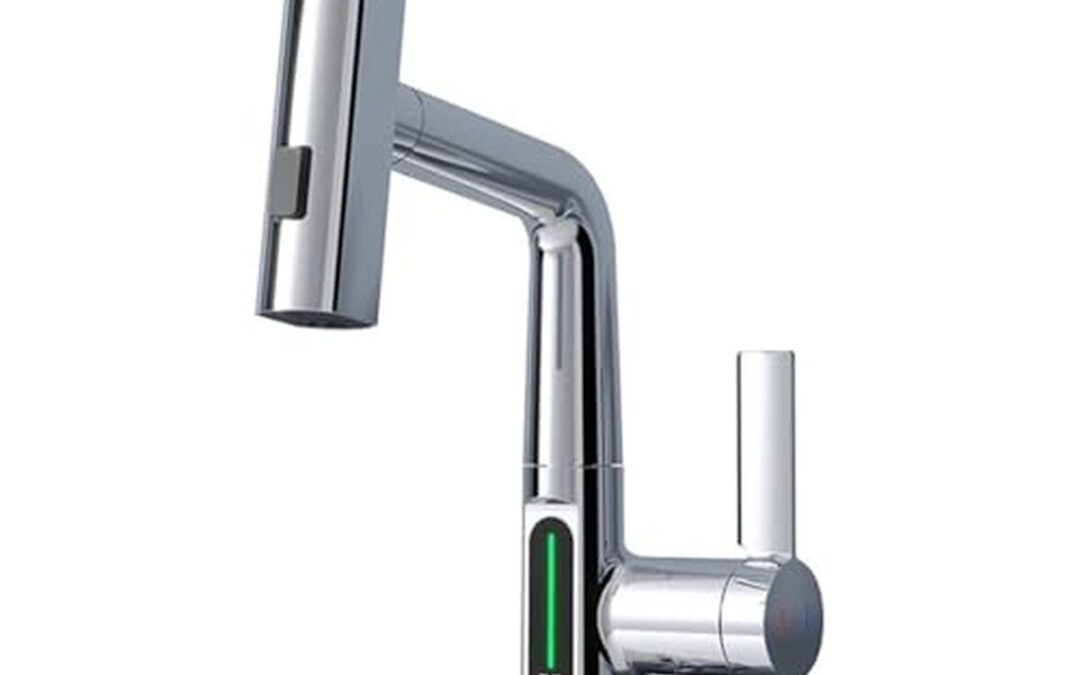 Test du robinet intelligent de cuisine avec affichage LED et mitigeur flexible 360°
