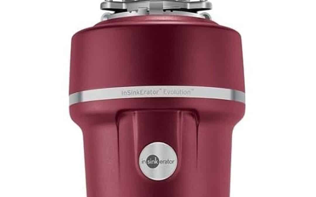 Test du système d'élimination InSinkErator Rouge M