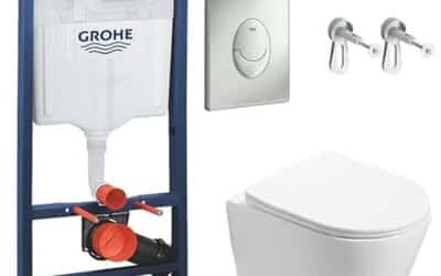 Test et avis : pack WC suspendu complet Grohe et SAT Infinitio