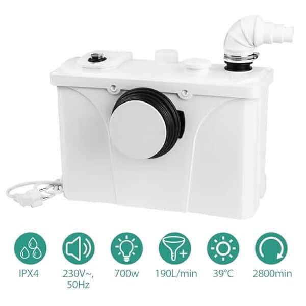 Découvrez notre test complet du broyeur sanitaire Sonnewelt 700W : un compteur de performance et d'efficacité, idéal pour optimiser votre espace sanitaire.