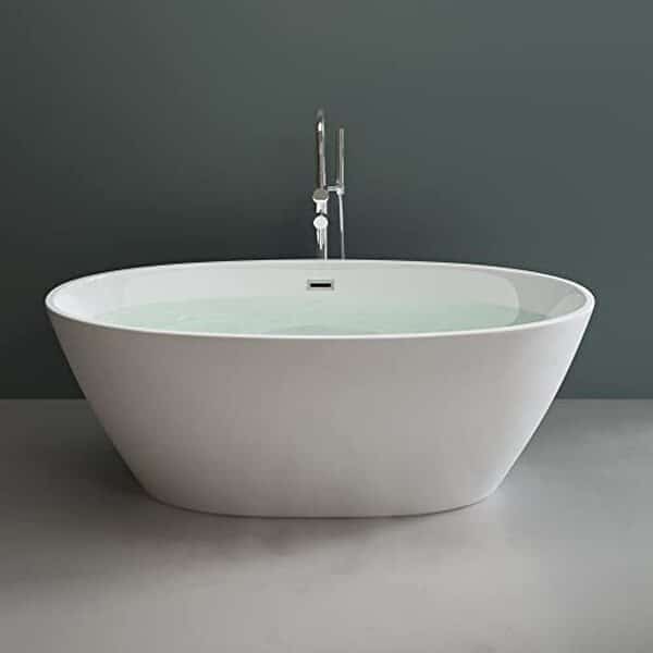 Découvrez notre test exclusif de la baignoire îlot acrylique ovale V599OA de mai & mai : confort exceptionnel, design moderne et installation facile pour une salle de bain élégante et accueillante