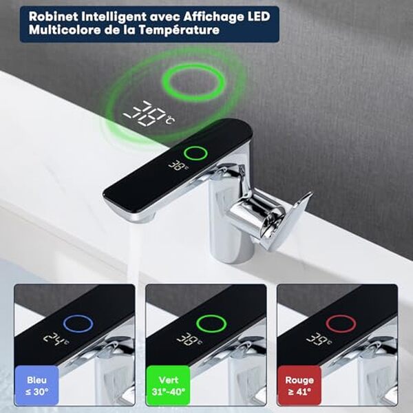 Découvrez notre test détaillé du mitigeur DETBOM. Ce robinet LED révolutionnaire avec affichage de température promet style et fonctionnalité pour votre cuisine ou salle de bain.
