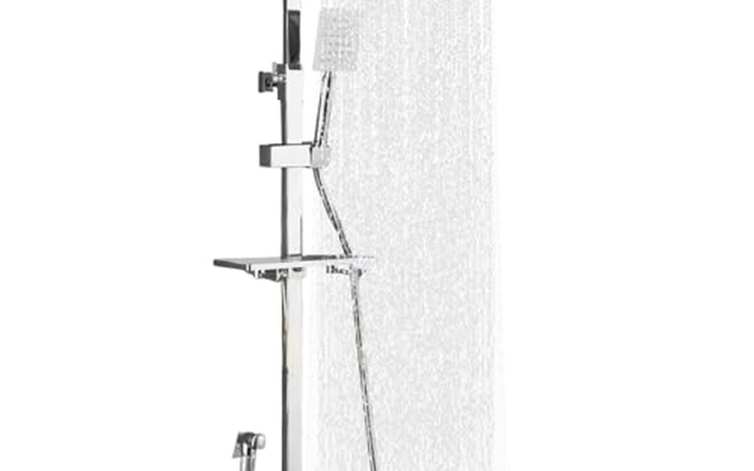 Test colonne de douche thermostatique : affichage numérique et hauteur réglable