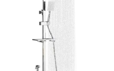 Test colonne de douche thermostatique : affichage numérique et hauteur réglable