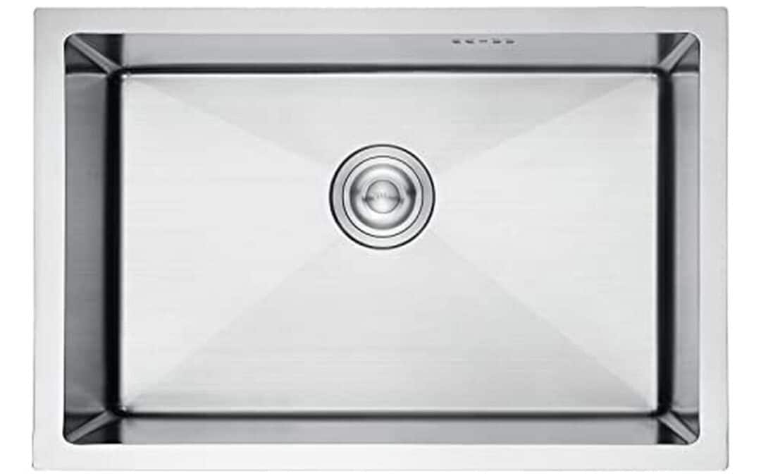 Test de l'évier Ibergrif M87044 : sous plan inox 70x44 cm