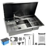 Test : évier caché Aivanoto 90 x 50 cm en acier inoxydable