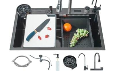 Test : évier Junsottor à cascade numérique avec accessoires complets