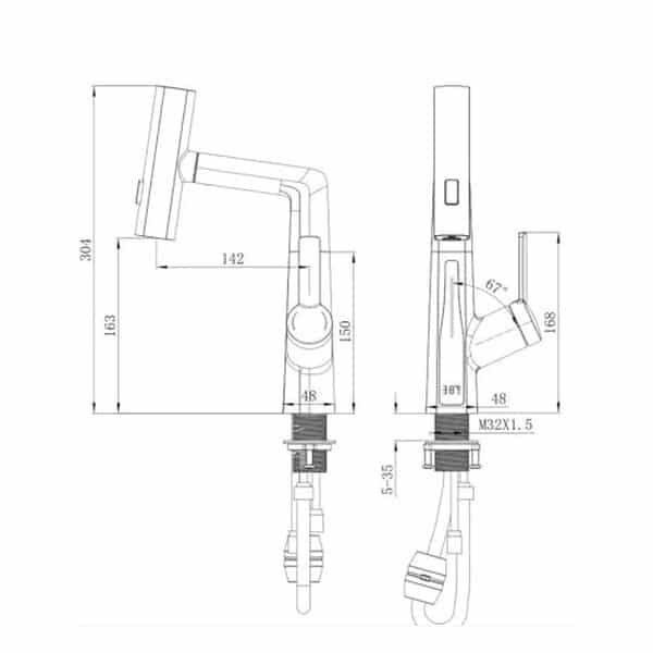 Découvrez notre test complet du mitigeur BEITH 59A : un robinet lavabo cascade au design or brossé pour une salle de bain élégante et moderne