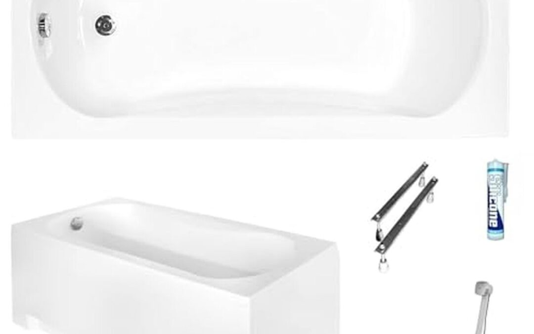 Test : baignoire rectangle Ecolam Aria 130x70 cm complète