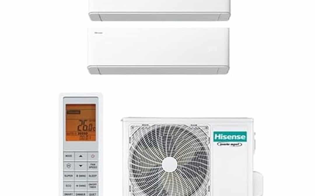 Test : climatiseur Hisense Uni Air 2AMW52U4RGC dual split 2026 – avis et performances
