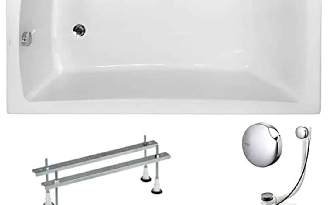 Test de la baignoire acrylique VBChome 170 x 70 cm design moderne