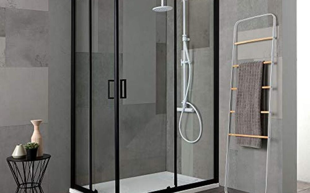 Test de la cabine de douche Kiamami Valentina City 80x100 noir mat
