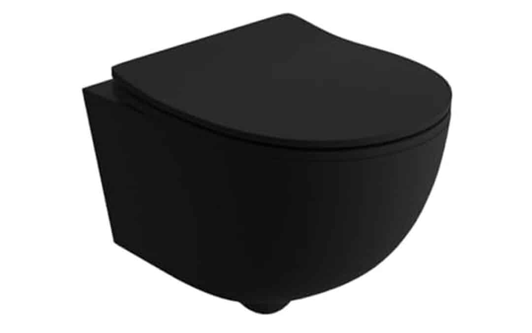 Test : toilettes suspendues Lavita Brava Black avec abattant softclose et charnières métalliques