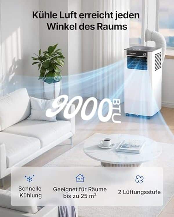 Découvrez notre test détaillé du climatiseur mobile 9000 BTU : puissance de refroidissement, praticité d'installation et consommation énergétique pour trouver le modèle idéal.