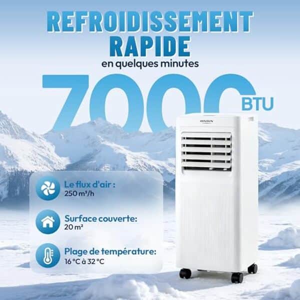 Découvrez notre test détaillé du climatiseur mobile ROVSUN 7000 BTU : efficacité énergétique, fonctionnalités et verdict final pour votre confort estival.