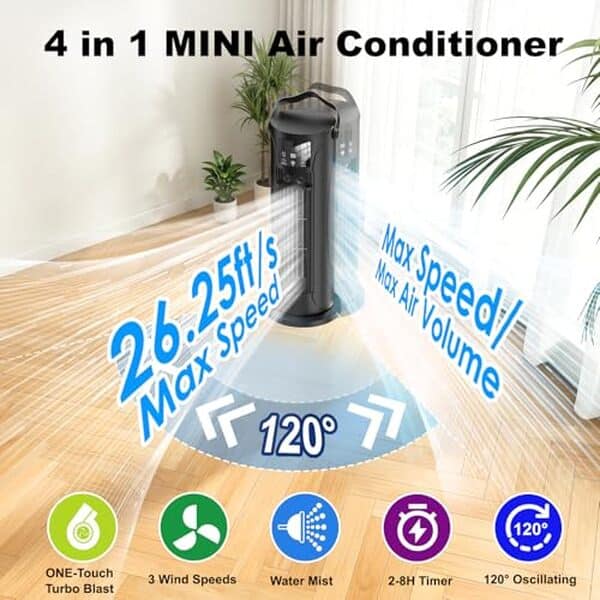 Découvrez notre test complet du climatiseur mobile 4 en 1 : performances, niveau sonore et efficacité énergétique pour un confort optimal à la maison.
