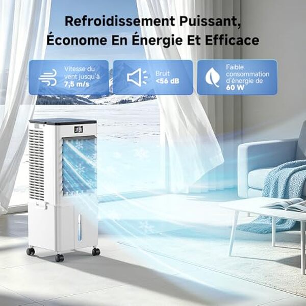 Découvrez notre test détaillé du climatiseur mobile amélioré 10L : performance énergétique, niveau sonore réduit et efficacité de refroidissement pour votre confort.