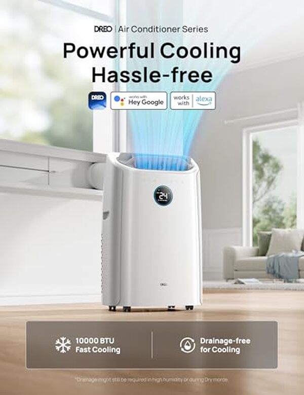 Découvrez notre test complet du climatiseur portable DREO 10 000 BTU : efficacité énergétique, performances de refroidissement et niveau sonore ultra-discret pour votre confort.