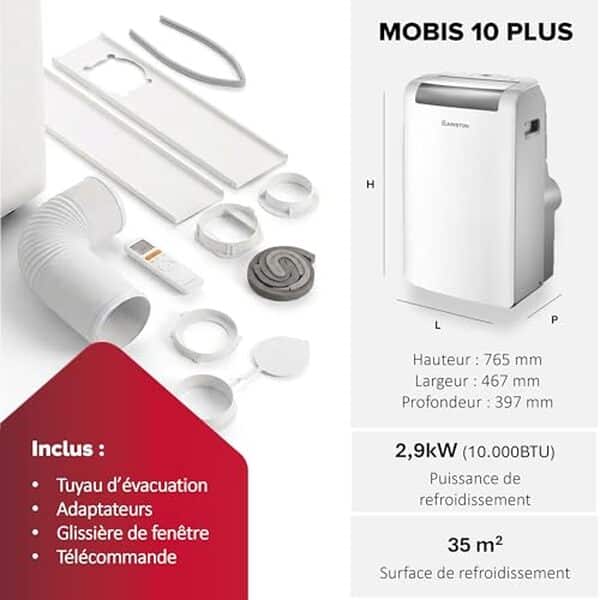 Découvrez notre test détaillé du climatiseur Ariston Mobis 10 Plus : performances, silence et compacité. Avis complet et caractéristiques techniques du modèle.