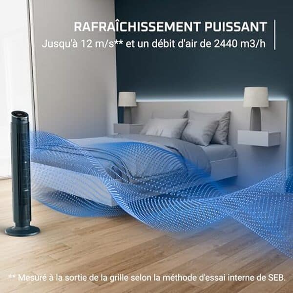 Découvrez notre test du ventilateur tour Rowenta Eole Silence Force VU7050F0 : performances, niveau sonore et efficacité énergétique. Avis détaillé et comparatif.