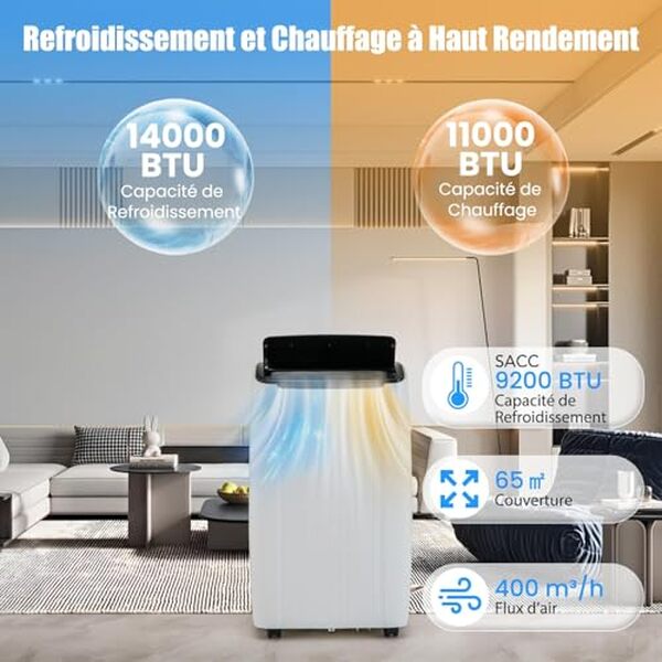 Découvrez notre test du climatiseur mobile silencieux RELAX4LIFE 6 en 1 : performances, fonctionnalités et avis détaillé pour choisir le meilleur appareil de climatisation.