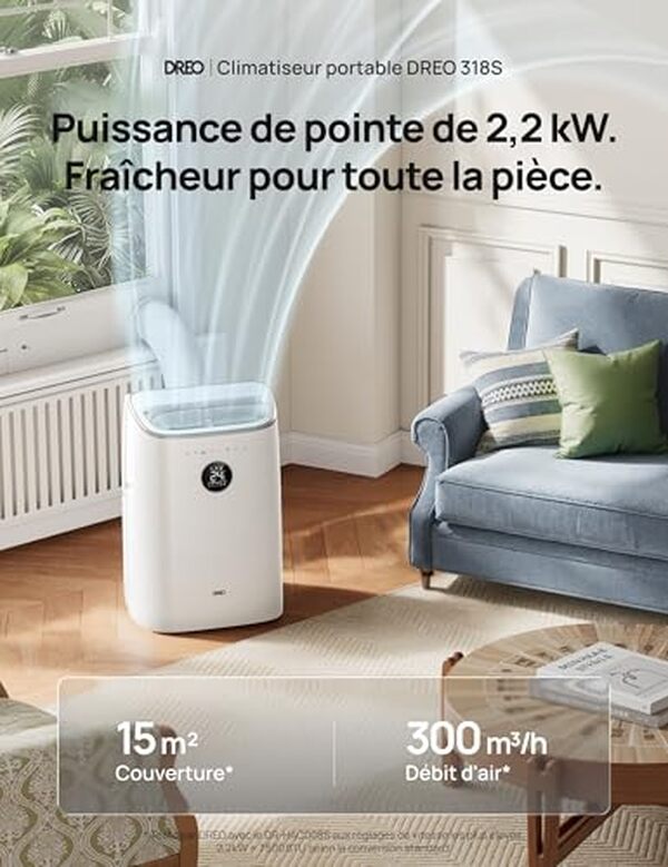 Découvrez notre test détaillé du climatiseur 3-en-1 DREO AC318S : efficacité énergétique, fonctionnement silencieux et technologie innovante pour votre confort estival.
