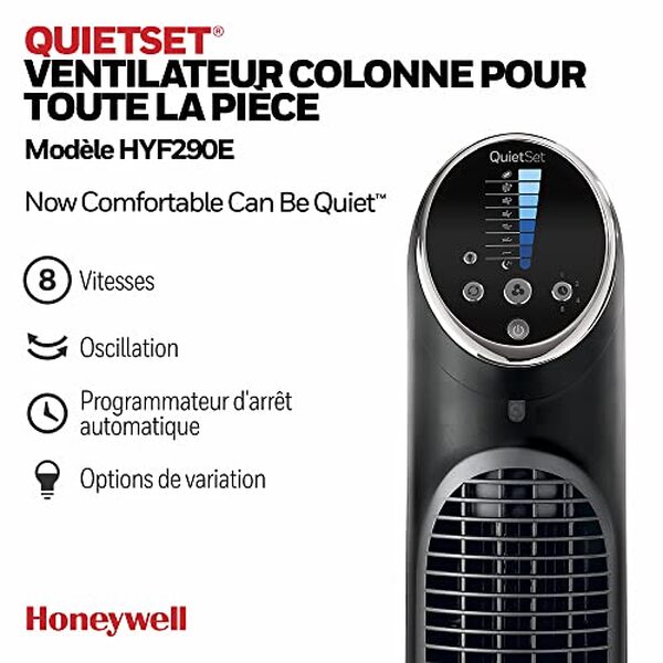 Découvrez notre test détaillé du ventilateur tour Honeywell HYF290E4 : performance, puissance et silence pour un confort optimal. Avis et caractéristiques. 