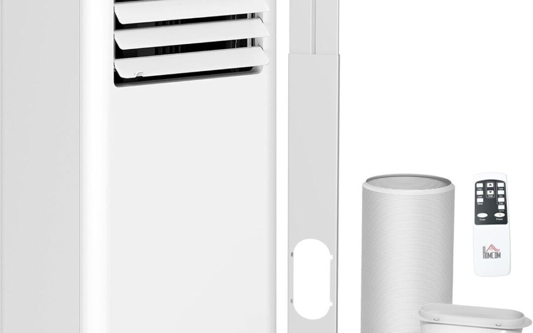 Test du climatiseur mobile HOMCOM 7000 BTU/H : polyvalence 4 en 1