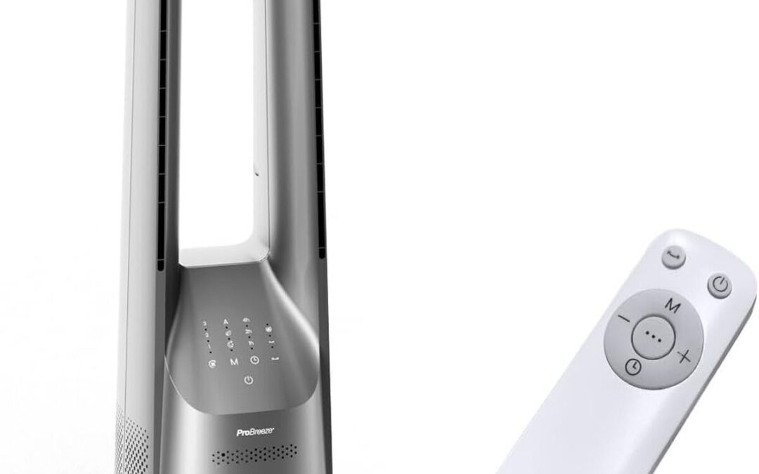 Test du ventilateur colonne Pro Breeze : performance silencieuse et design élégant