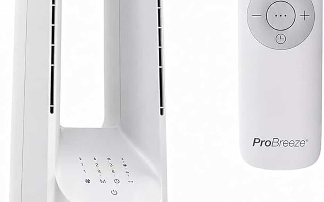 Test du ventilateur colonne Pro Breeze sans pale 101 cm